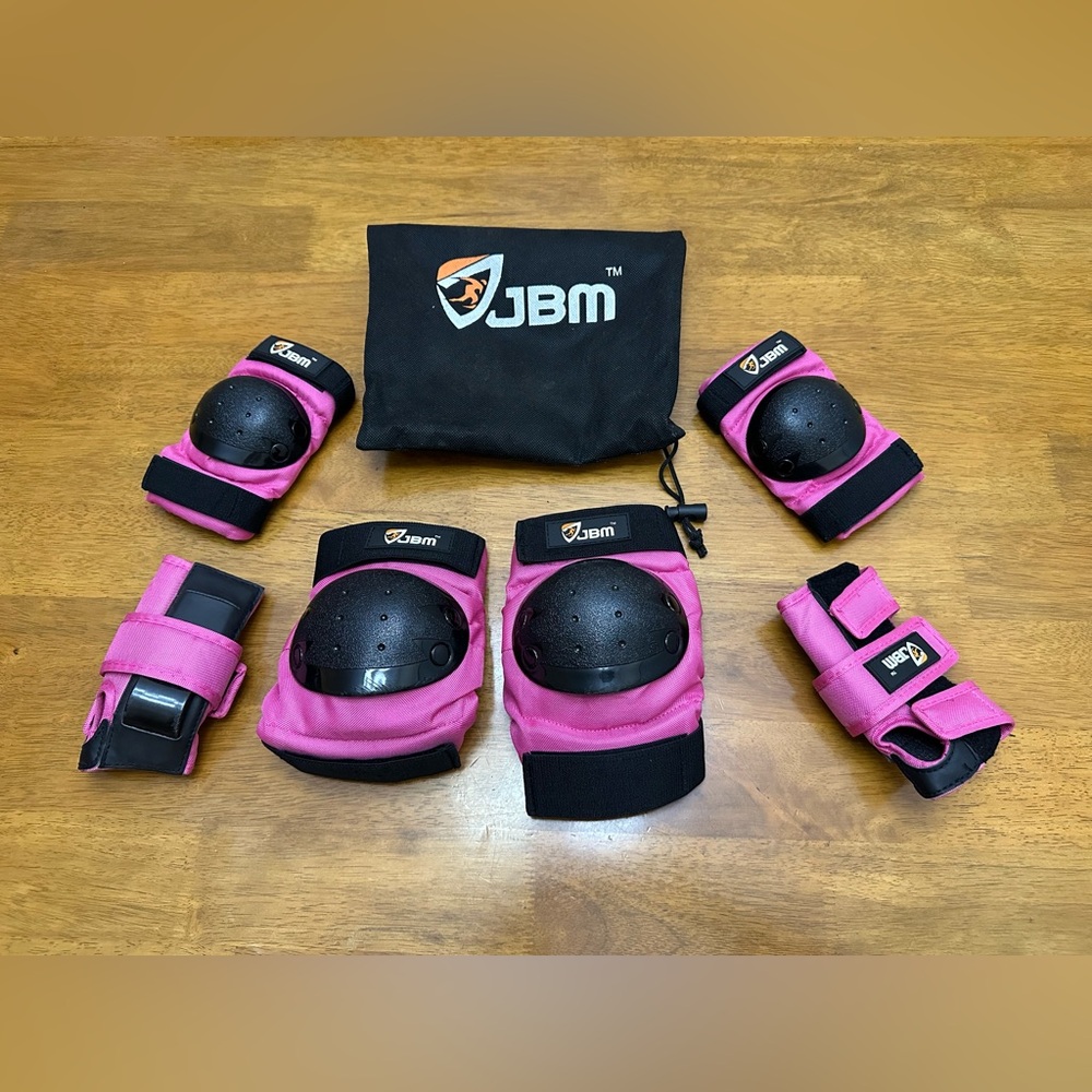 JBM Pink Protective Gear Set (kid 3-11yrs old)